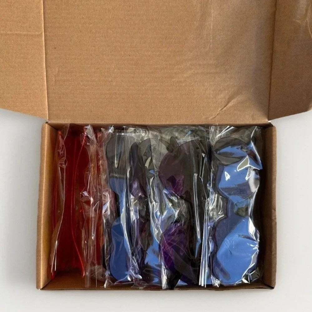 Frienda 20 Pairs Heart-Shaped Rimless Candy Color Unisex‎ Sunglasses for Party
